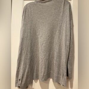 Silk/cotton blend cardigan sweater